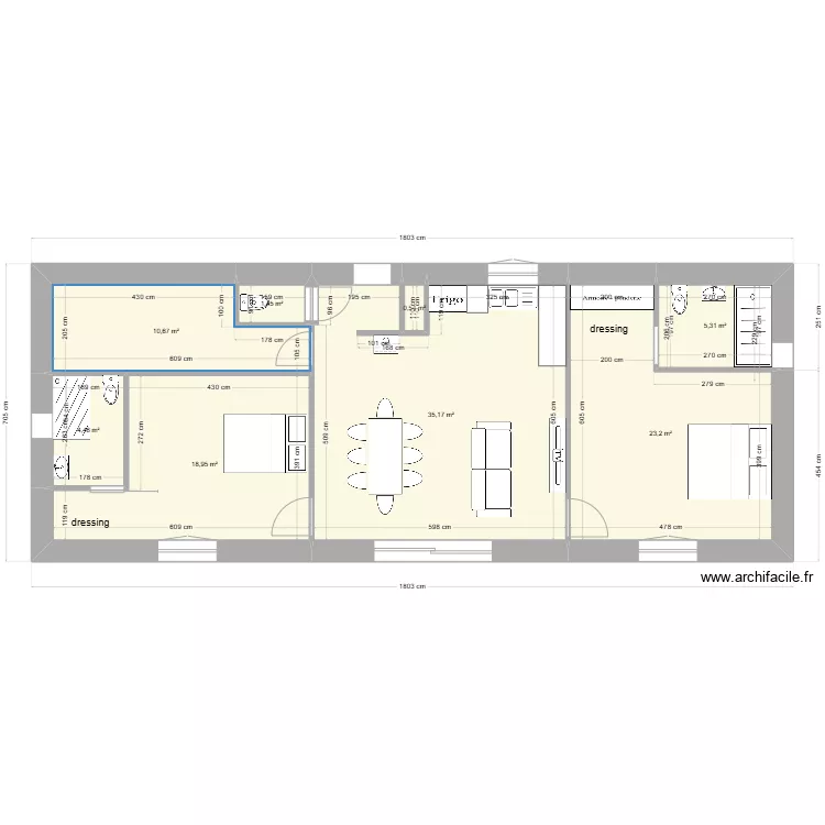 maison 100m2Aaa. Plan de 