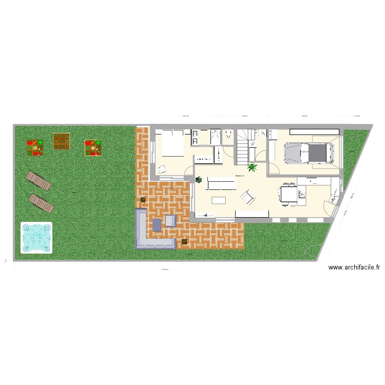 DERVAL. Plan de 0 pièce et 0 m2
