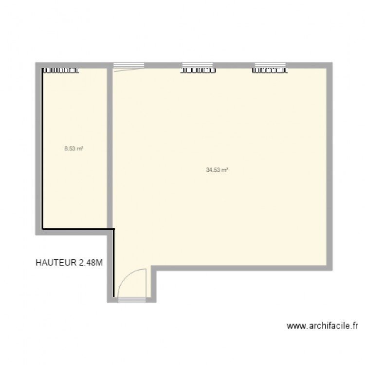 BUREAU 8 FINI plus 1. Plan de 0 pièce et 0 m2