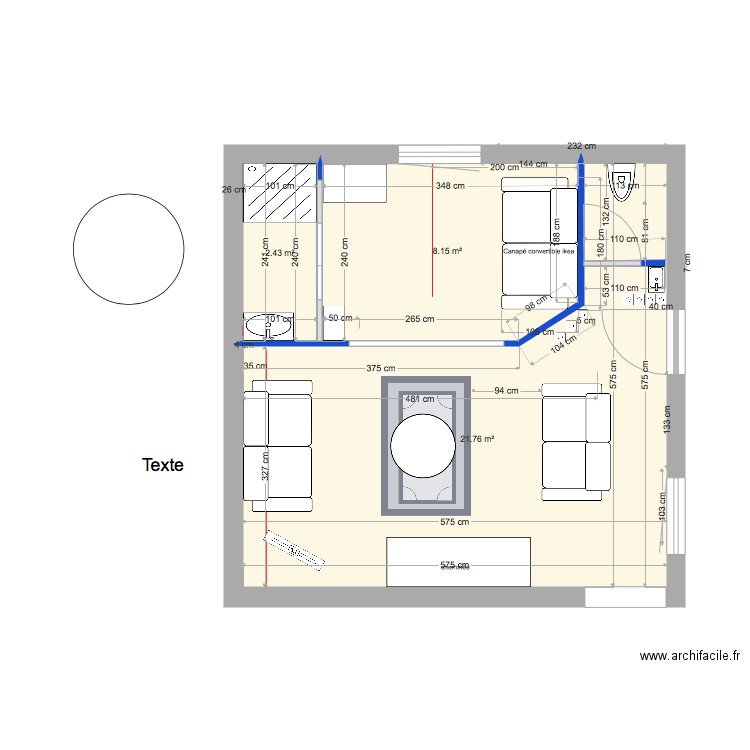 salon et sdb bis wc à part 28 12  21h30 tronoq. Plan de 0 pièce et 0 m2