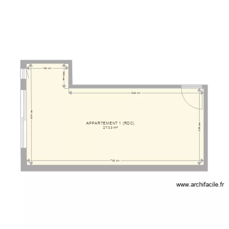 Projet SA apt1. Plan de 