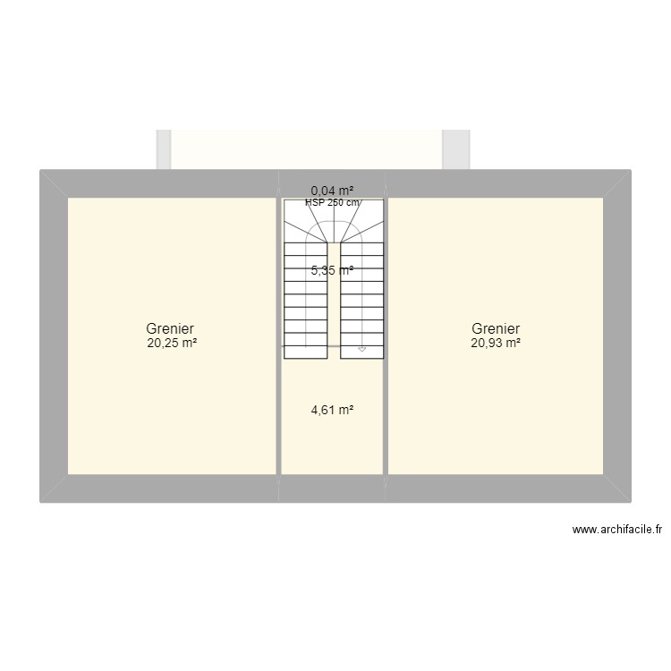 Grandamas. Plan de 21 pièces et 363 m2