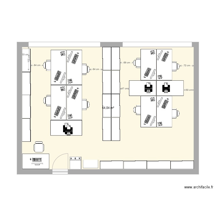 Fusion Labo-SecOps projet 8 personnes. Plan de 0 pièce et 0 m2