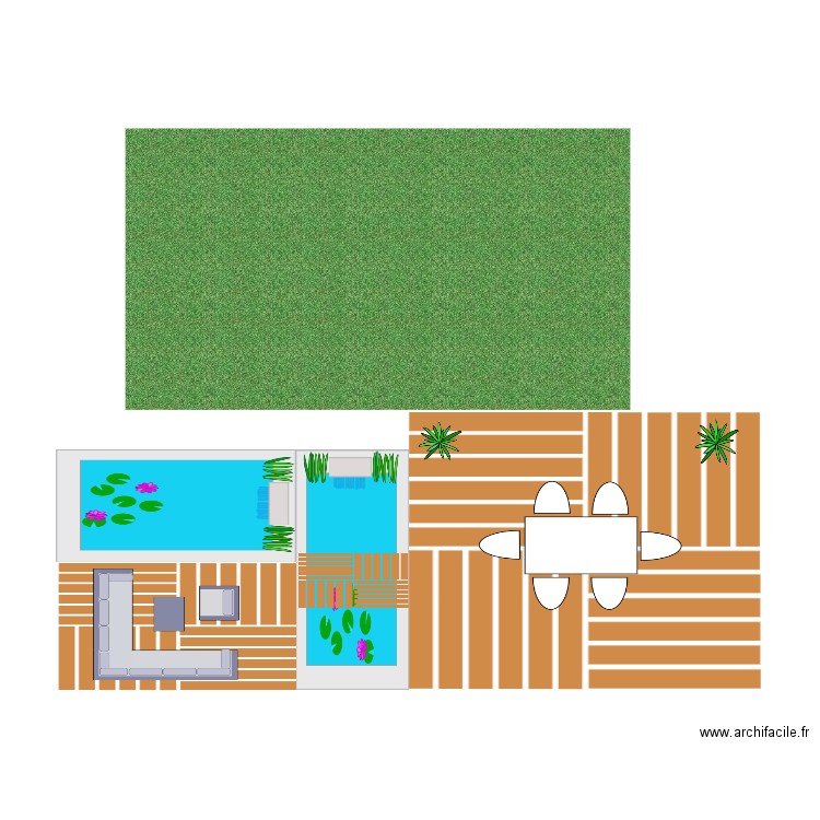 Jardin. Plan de 0 pièce et 0 m2