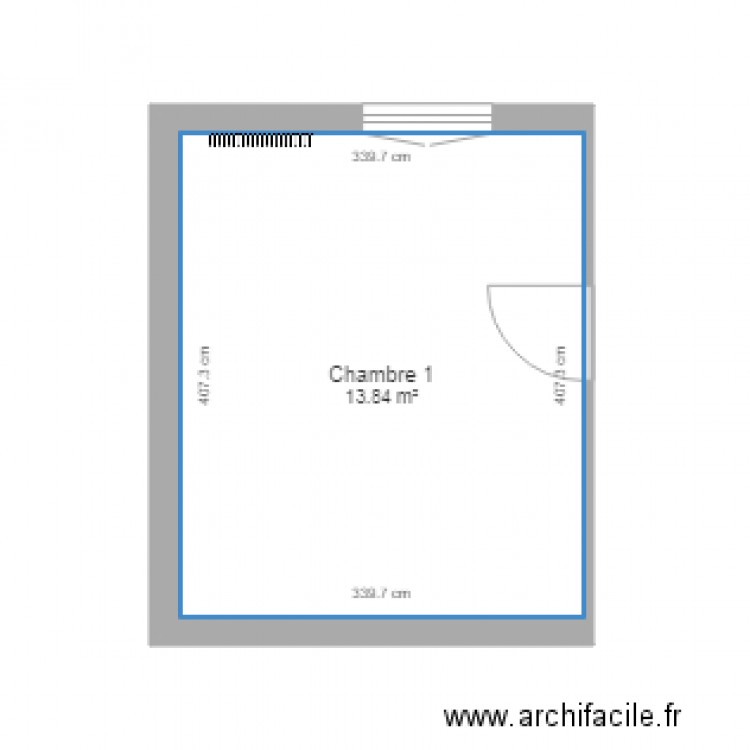 chambre 1. Plan de 0 pièce et 0 m2