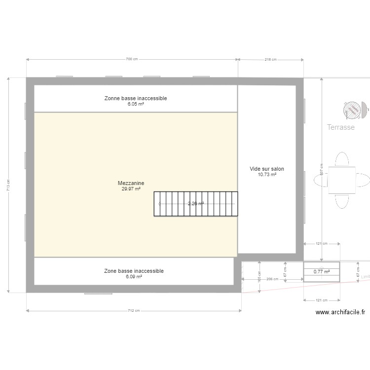 Soutelo étage. Plan de 0 pièce et 0 m2