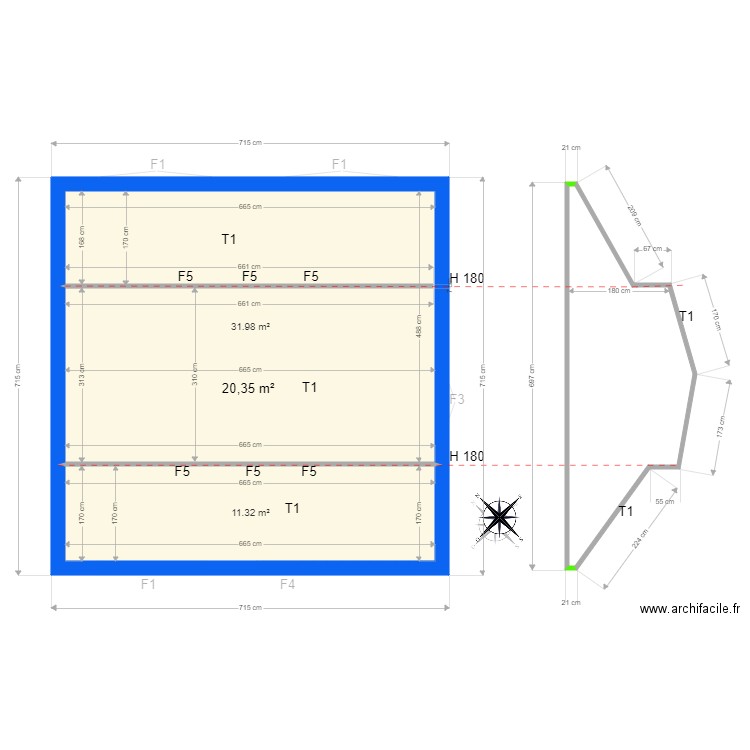 Plan SIFFLET. Plan de 0 pièce et 0 m2