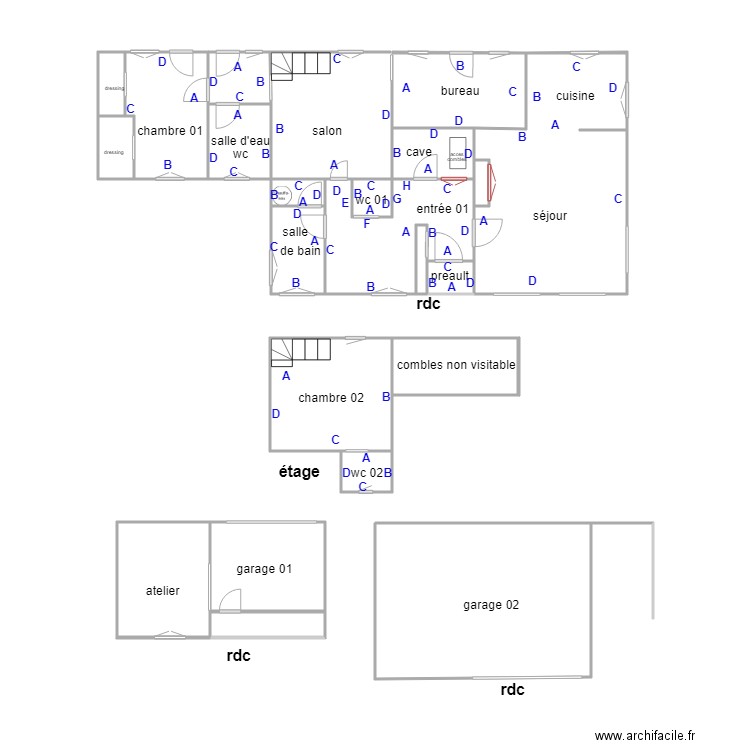 PALARDY. Plan de 0 pièce et 0 m2