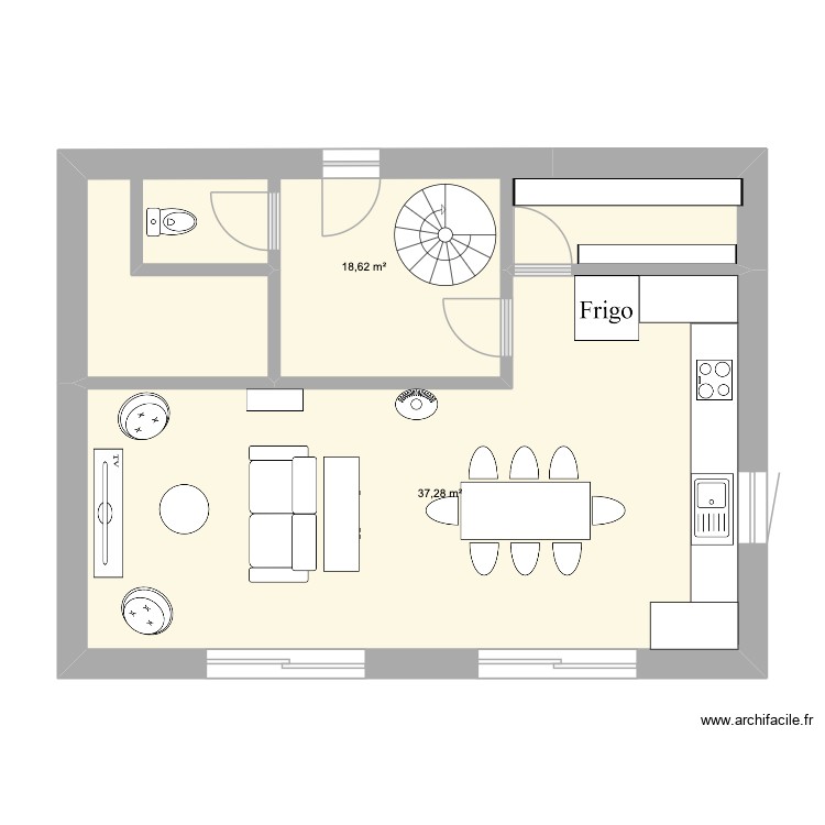 projet maison. Plan de 0 pièce et 0 m2