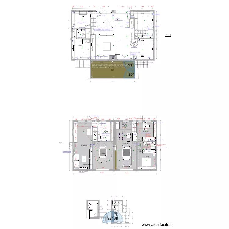 Plan sandrine II . Plan de 