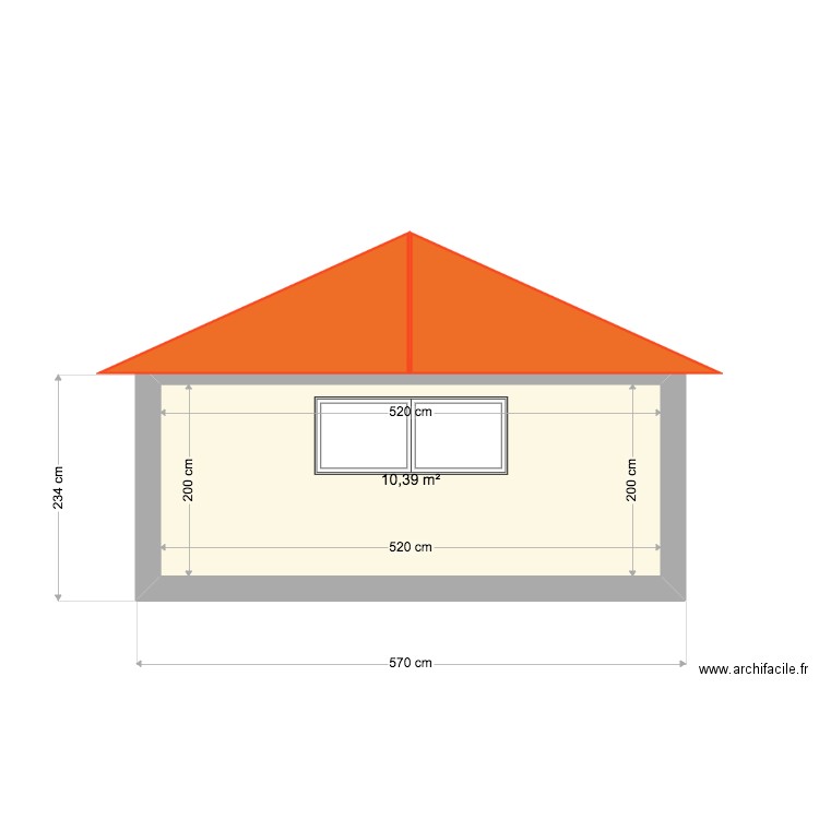 Plan Ouest. Plan de 0 pièce et 0 m2