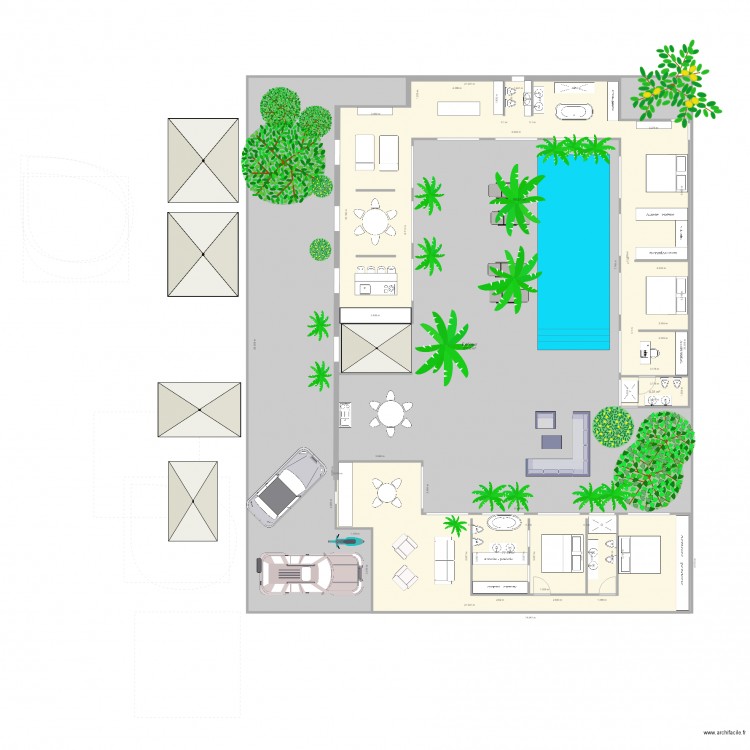 casa famiglia. Plan de 0 pièce et 0 m2