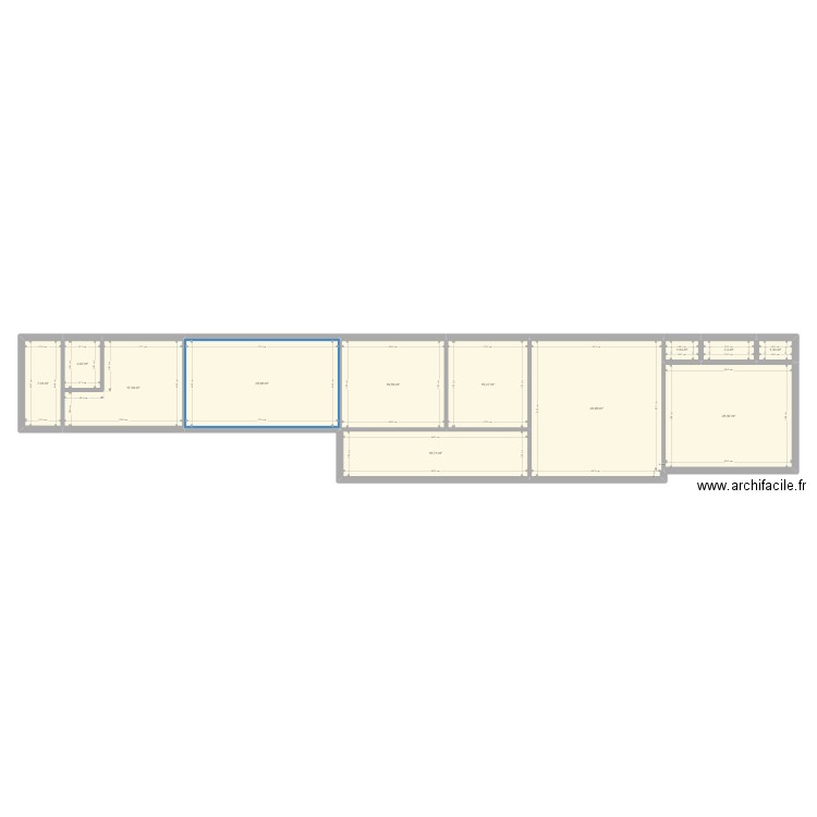 CHATEAU GARAUC RDC. Plan de 12 pièces et 185 m2