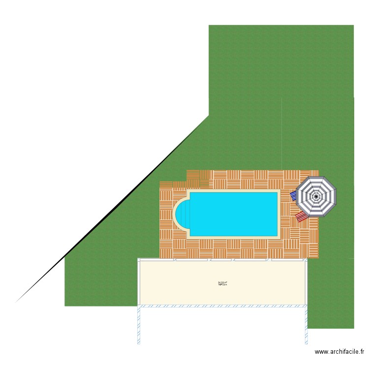 extérieur pavilla. Plan de 0 pièce et 0 m2