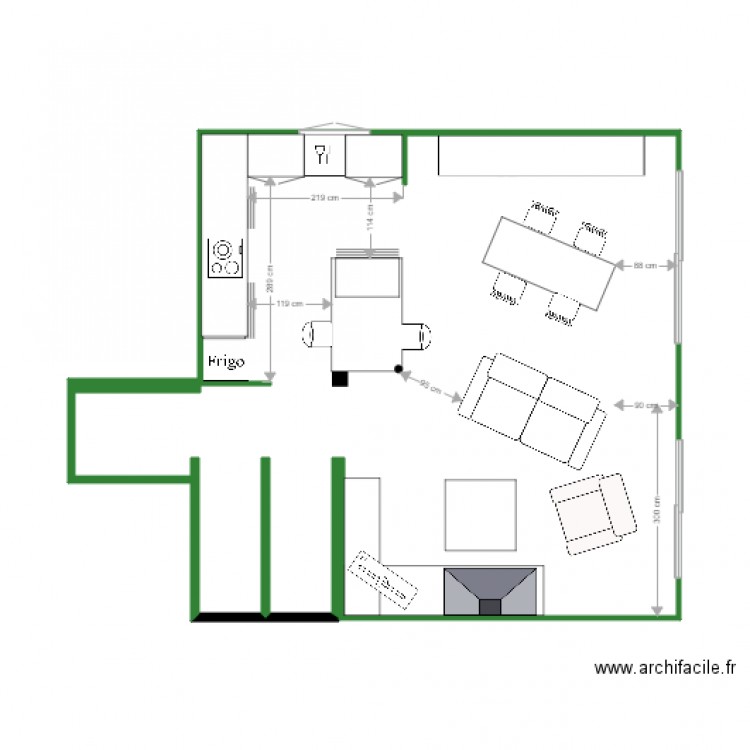 Cuisine Montana essai 1. Plan de 0 pièce et 0 m2