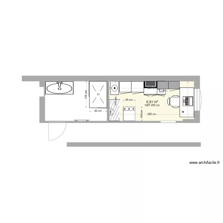 buandrie SDB modification. Plan de buandrie SDB modification. Plan de