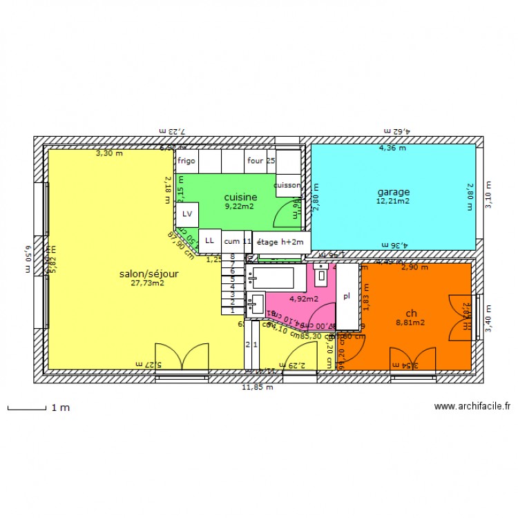 vue de dessus. Plan de 0 pièce et 0 m2