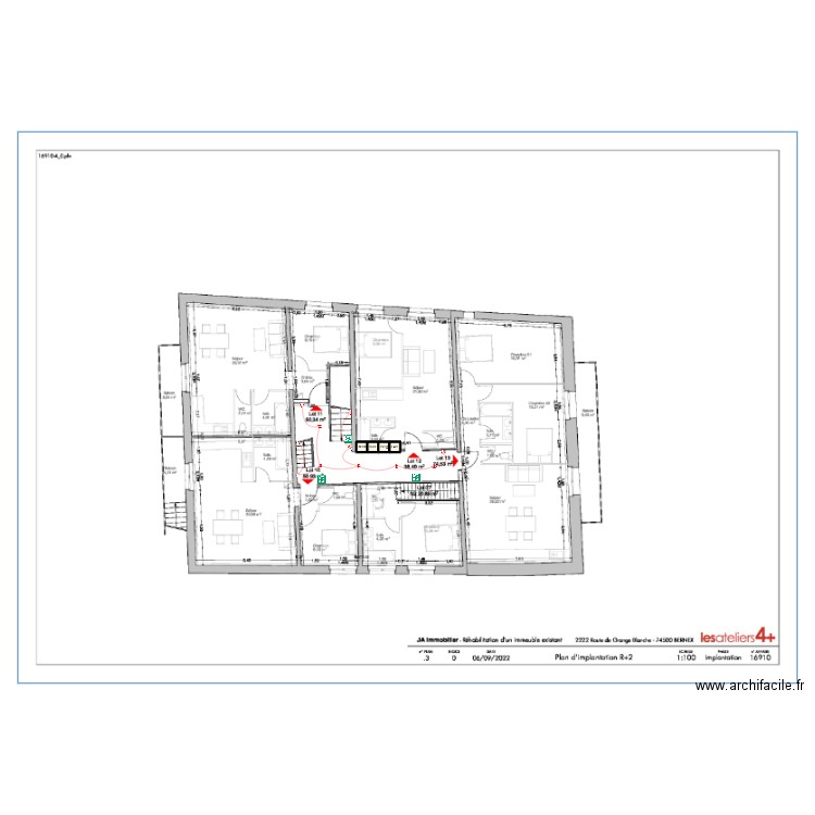 Bernex R+2 ELEC. Plan de 0 pièce et 0 m2