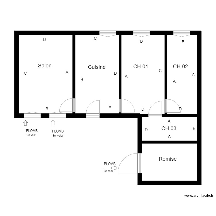 CROQUIS LAUCH PB   . Plan de 0 pièce et 0 m2