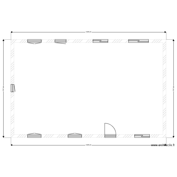 dalle béton. Plan de 0 pièce et 0 m2