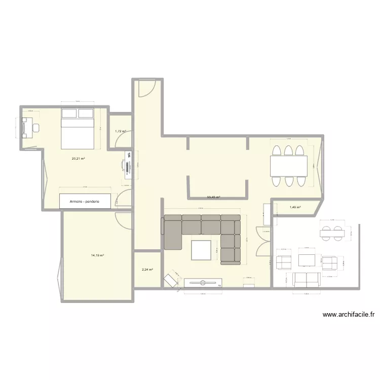 Epalinge. Plan de 6 et 95 m² Epalinge. Plan de 6 et 95 m²