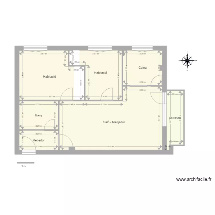 AV COPRINCEP FRANCES 71 5 B ENCAMP. Plan de AV COPRINCEP FRANCES 71 5 B ENCAMP. Plan de