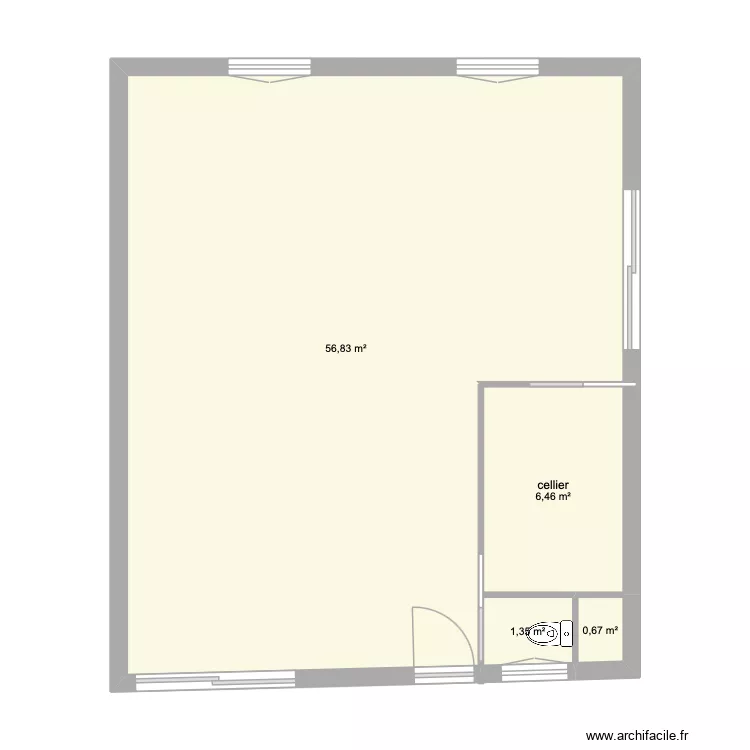 dizimeu. Plan de 15 Pièces et 129 m²