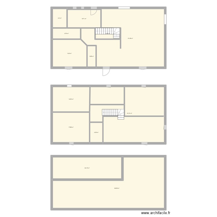 Saran. Plan de 13 pièces et 290 m2