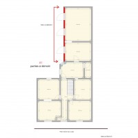 A1 plan de masse parties à démolir LA SALLE