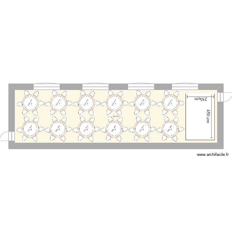 Plan – Chateau Biblio plan de table ronde – Par BillyToons ️ | ArchiFacile