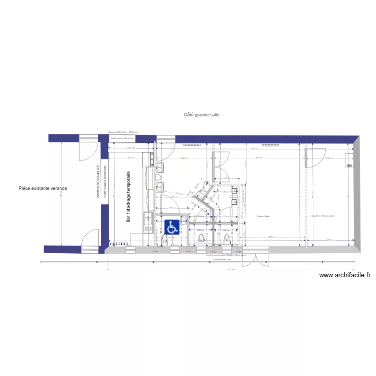 extension cercle V3. Plan de 