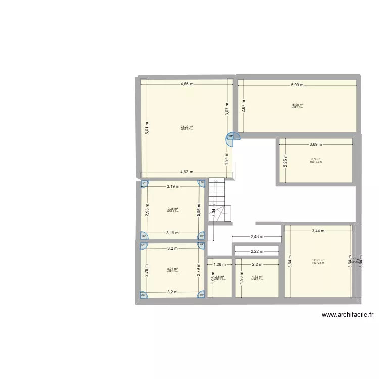 Maison Les Mathes 4 mars 2026 3. Plan de 9 pièces et 85 m²