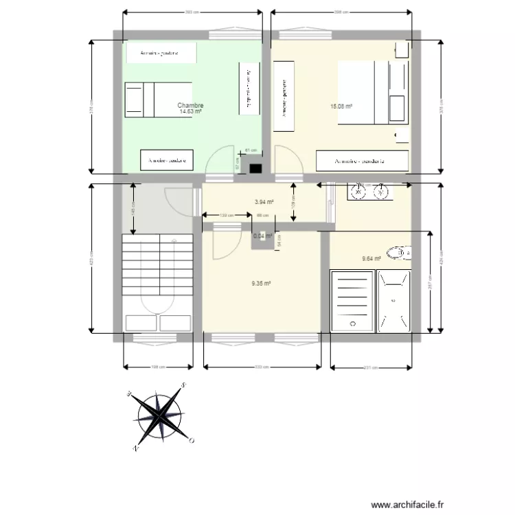 2ème étage Final v2. Plan de 2ème étage Final v2. Plan de