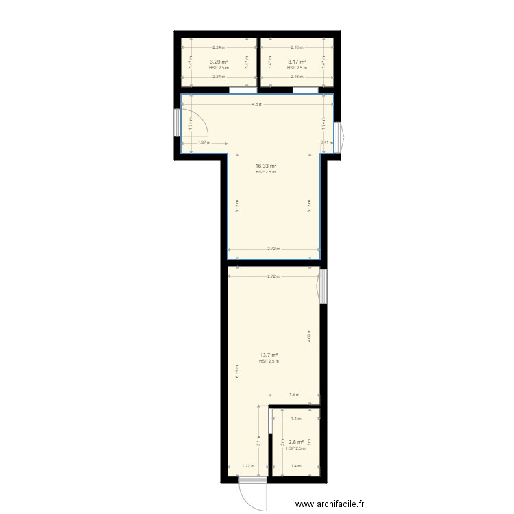 SCI MONT D OR APPART 2. Plan de 0 pièce et 0 m2