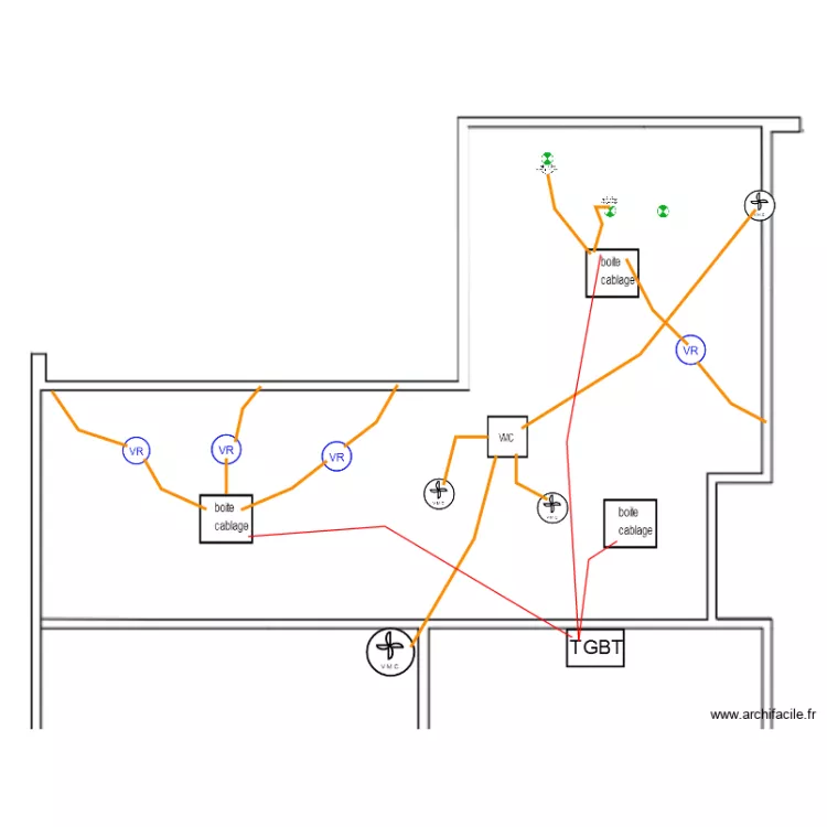 plan elec comble guignard. Plan de plan elec comble guignard. Plan de