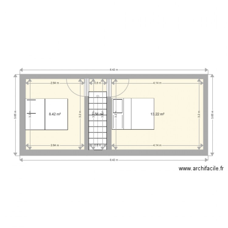 Location etage1. Plan de 0 pièce et 0 m2