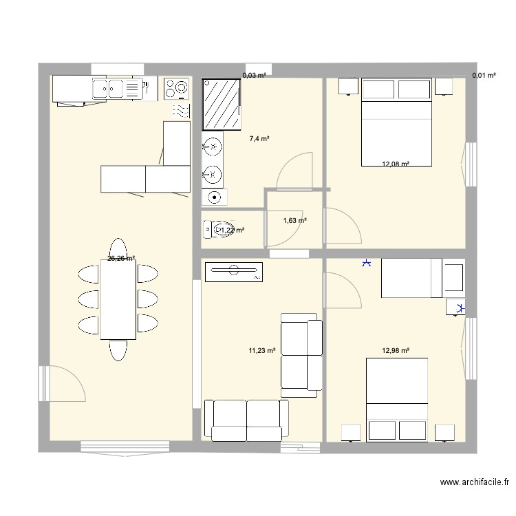 RDC PANISSE v10. Plan de 0 pièce et 0 m2