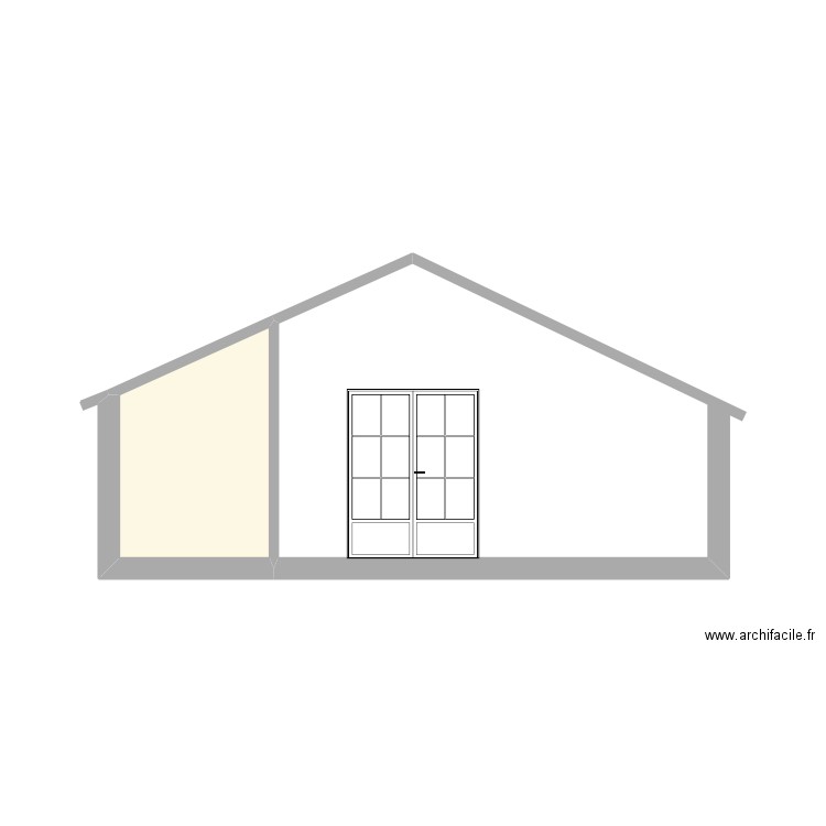 Façade 2 Lit et Mixe. Plan de 0 pièce et 0 m2