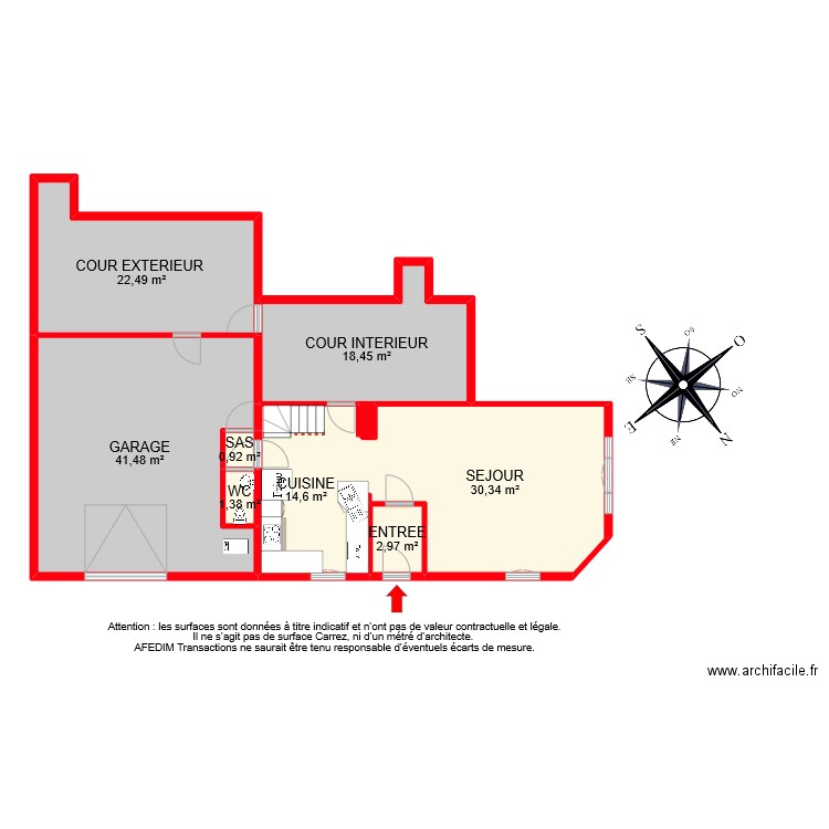 BI 8863 RDC PASCAL. Plan de 0 pièce et 0 m2