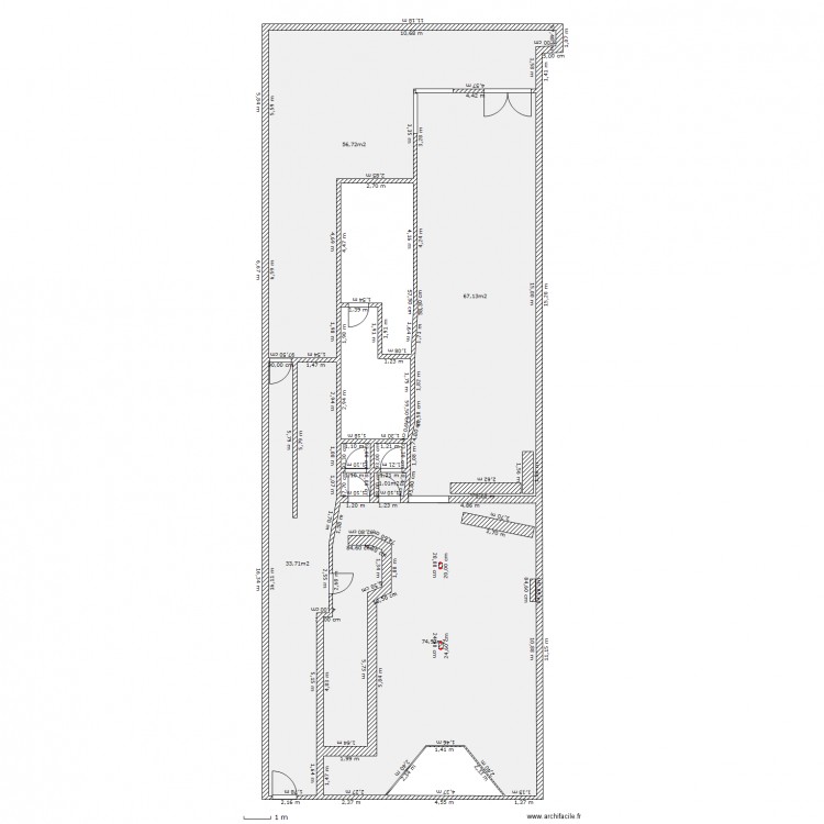 Plan Bar 2. Plan de 0 pièce et 0 m2