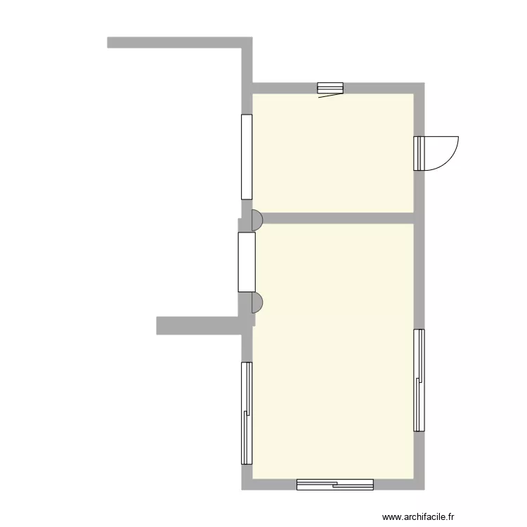 DOUAUD fredo. Plan de 