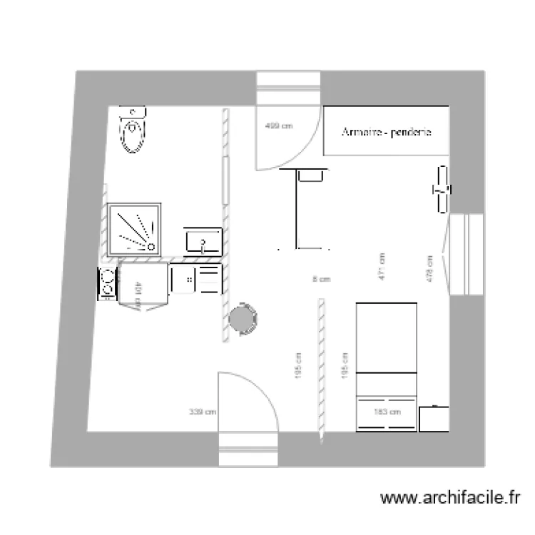 yoga. Plan de 0 pièce et 0 m2