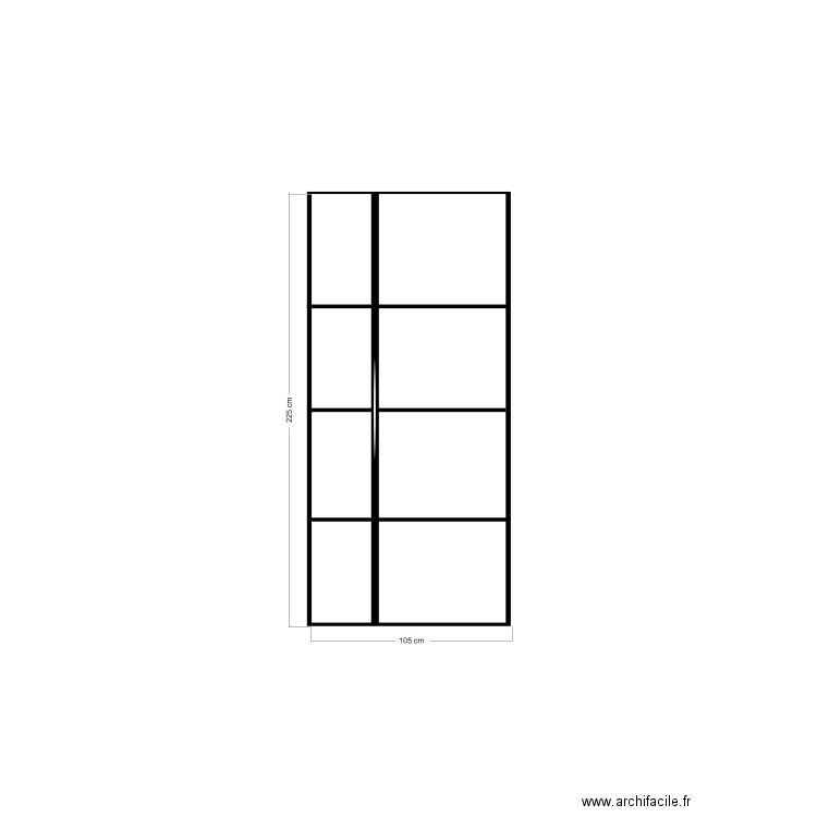 Porte Chambre 16 nov AB. Plan de 0 pièce et 0 m2