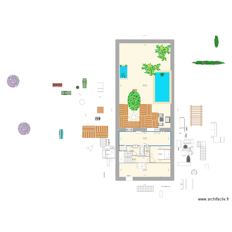 plan2. Plan de 7 pièces et 159 m2