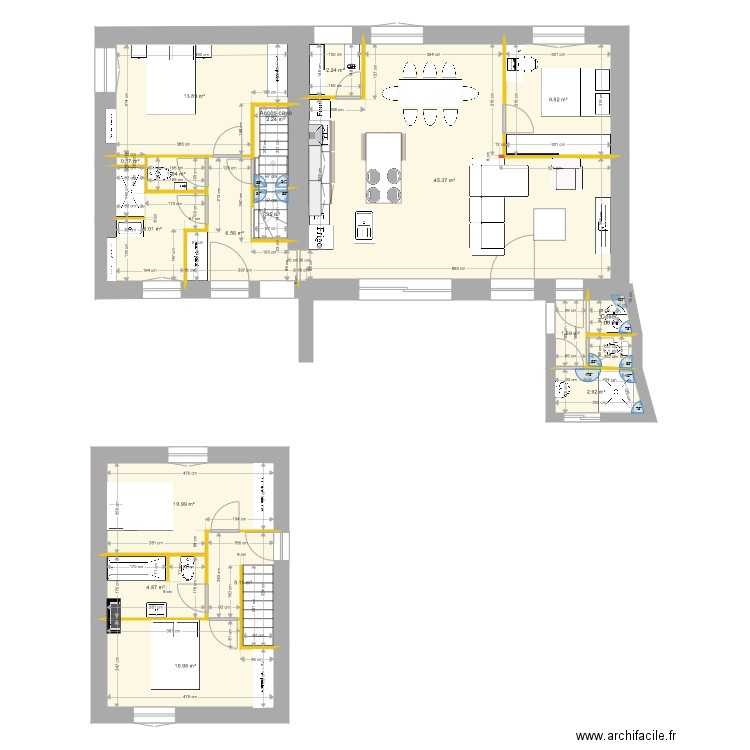 maison projet V11. Plan de 0 pièce et 0 m2