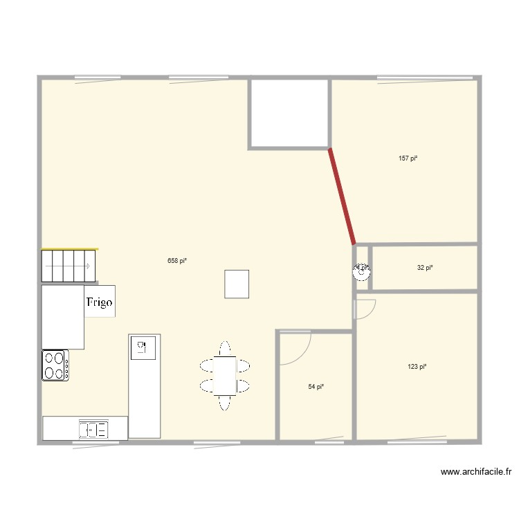 Haut6. Plan de 0 pièce et 0 m2
