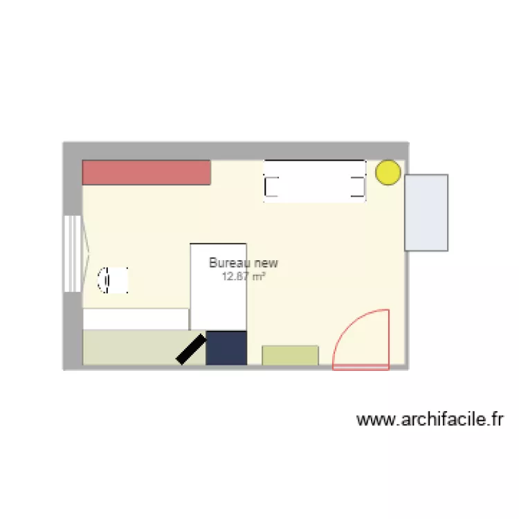 Nouveau bureau avec Marianne. Plan de Nouveau bureau avec Marianne. Plan de