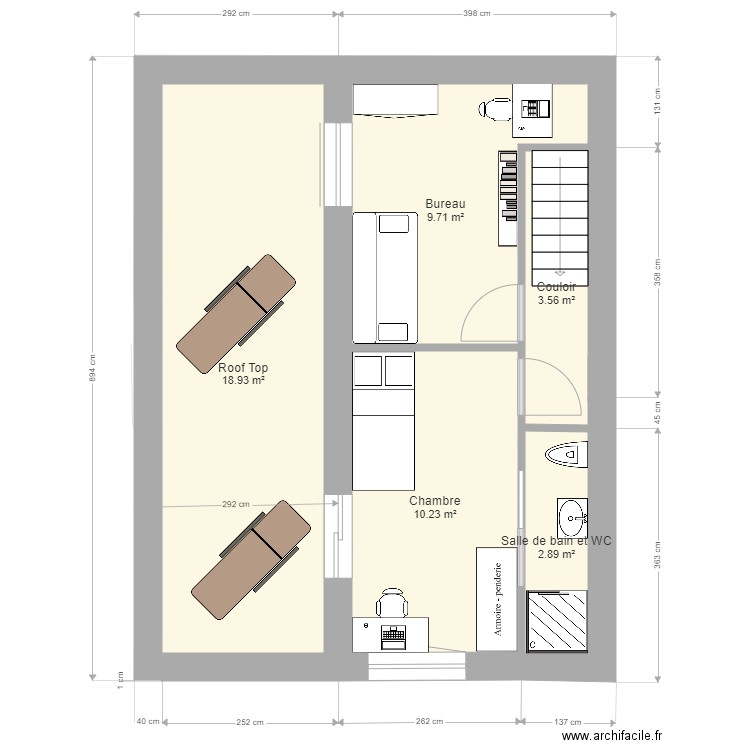 peri maison  gauche. Plan de 0 pièce et 0 m2