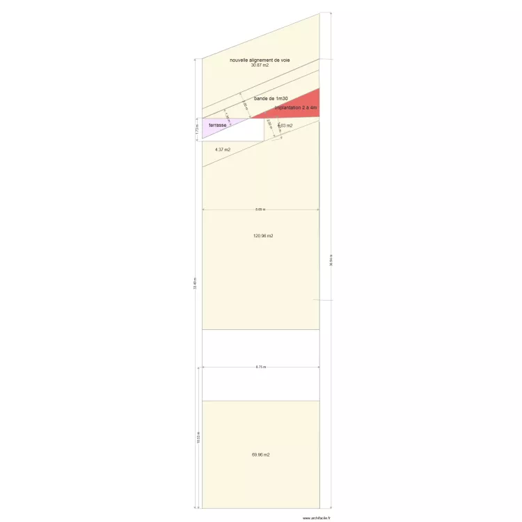 terrain. Plan de terrain. Plan de