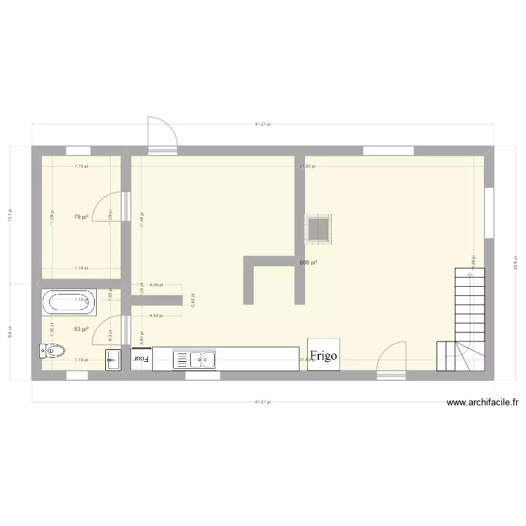 maison Carl. Plan de 